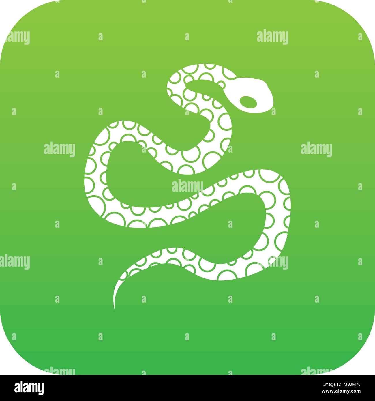 Python snake icon digital green Stock Vector Image & Art - Alamy