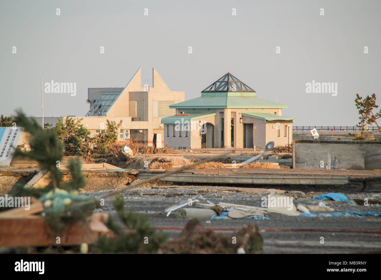 Tsunami Destruction Tohoku Japan March 2011 Stock Photo Alamy