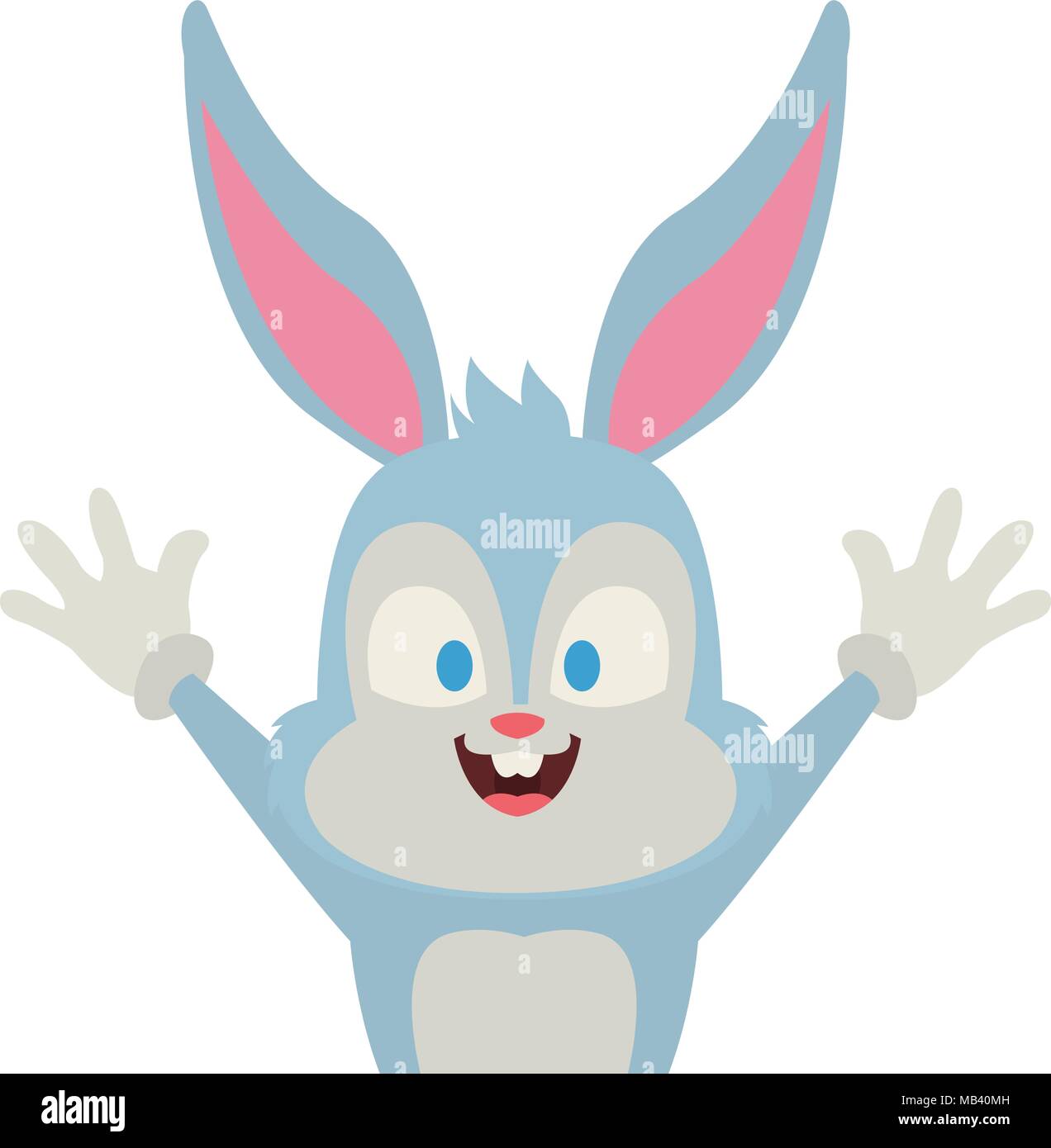 Cute tender rabbit character Stock Vector Images - Alamy