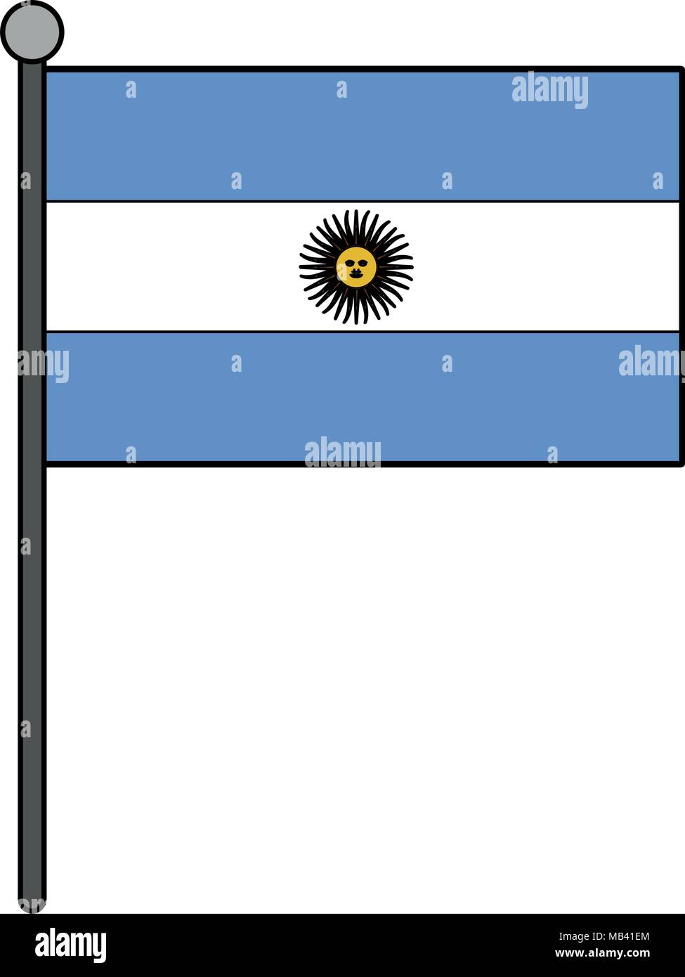 Argentina national flag Stock Vector Image Art Alamy Argentina national flag Stock Vector Image Art Alamy