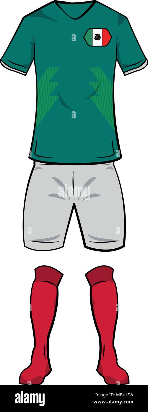 Mexico soccer sport wear Stock Vector Image & Art Alamy