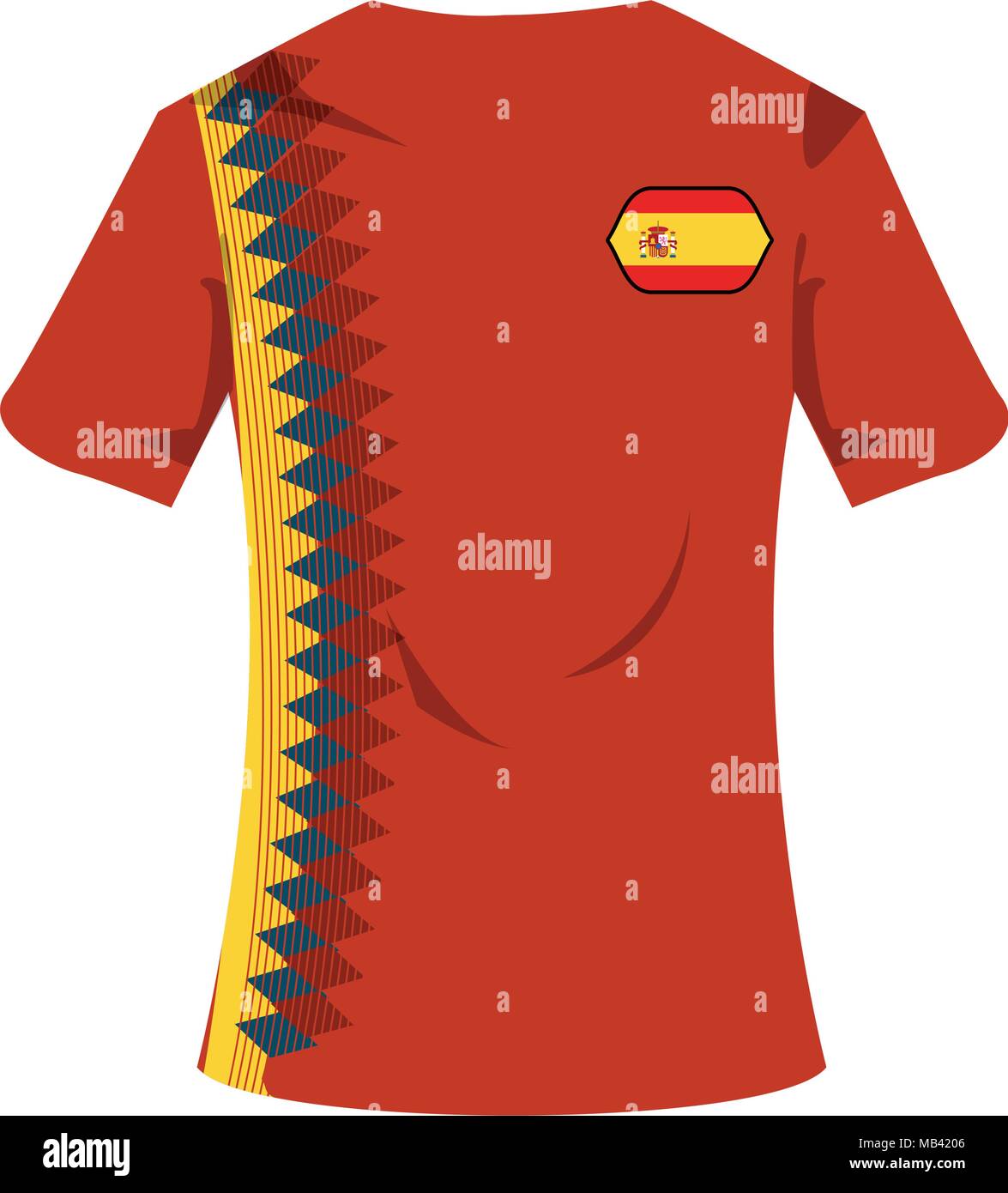 Spain soccer sport wear Stock Vector Image & Art Alamy