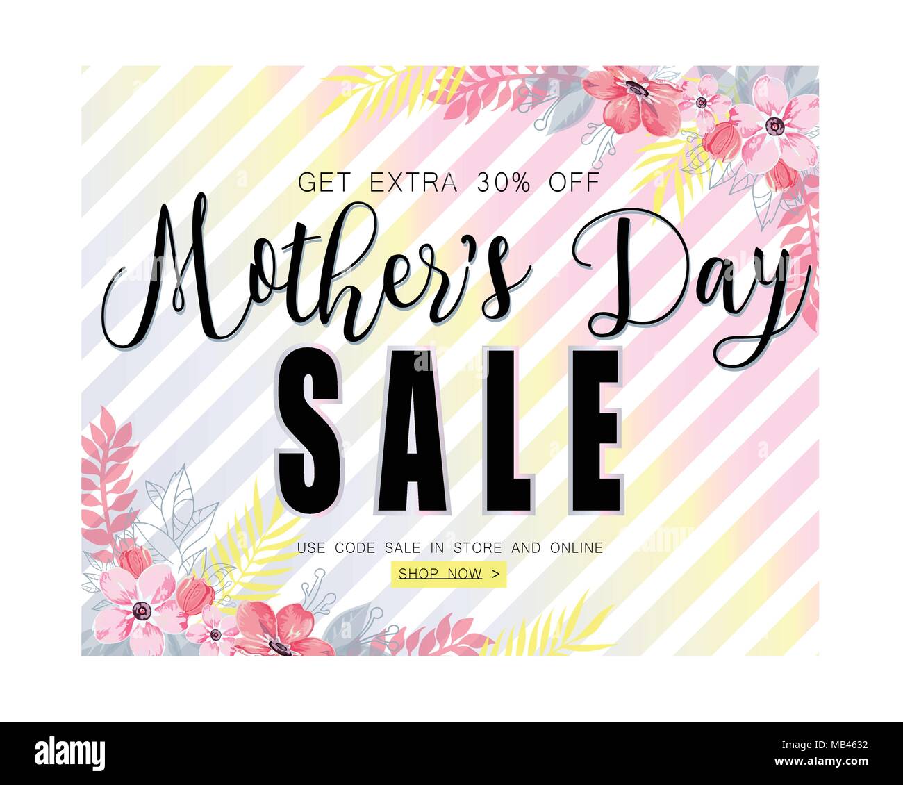 Mothers Day Sale Banner Template For Social Media Advertising