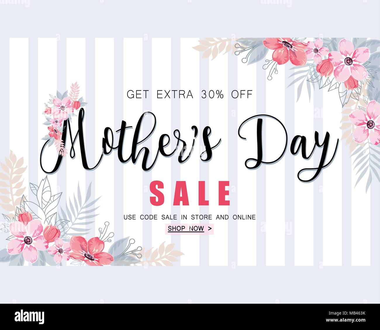 Mothers Day Sale Banner Template For Social Media Advertising