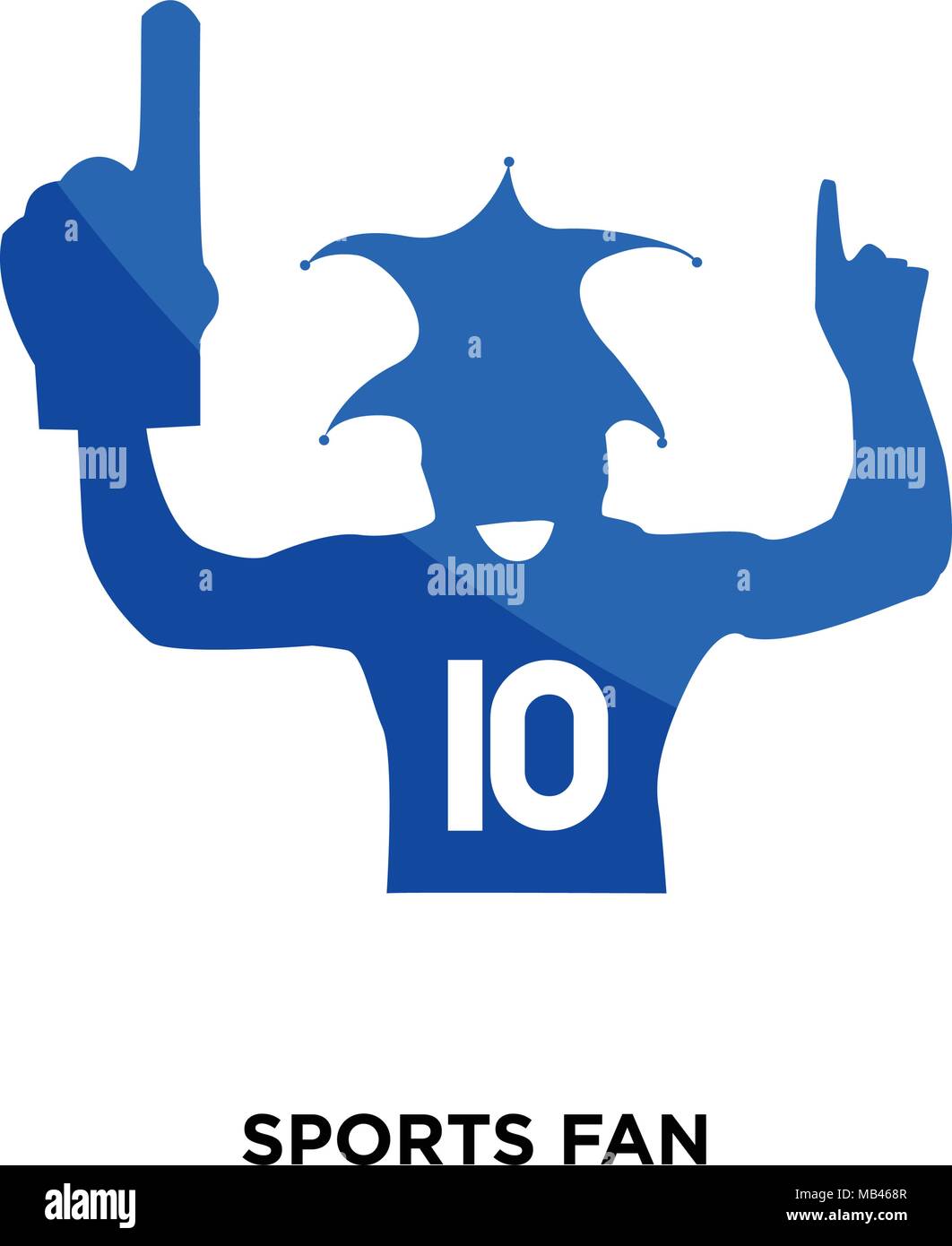 sports fan icon isolated on white background for your web, mobile and