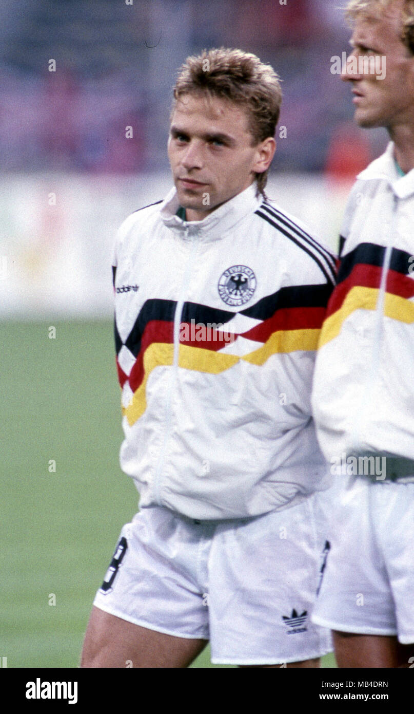 Germany world cup 1990 final hassler hi-res stock photography and