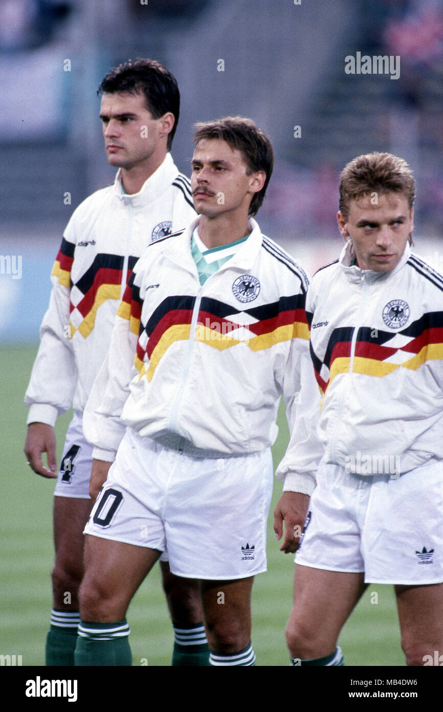 Germany world cup 1990 final hassler hi-res stock photography and
