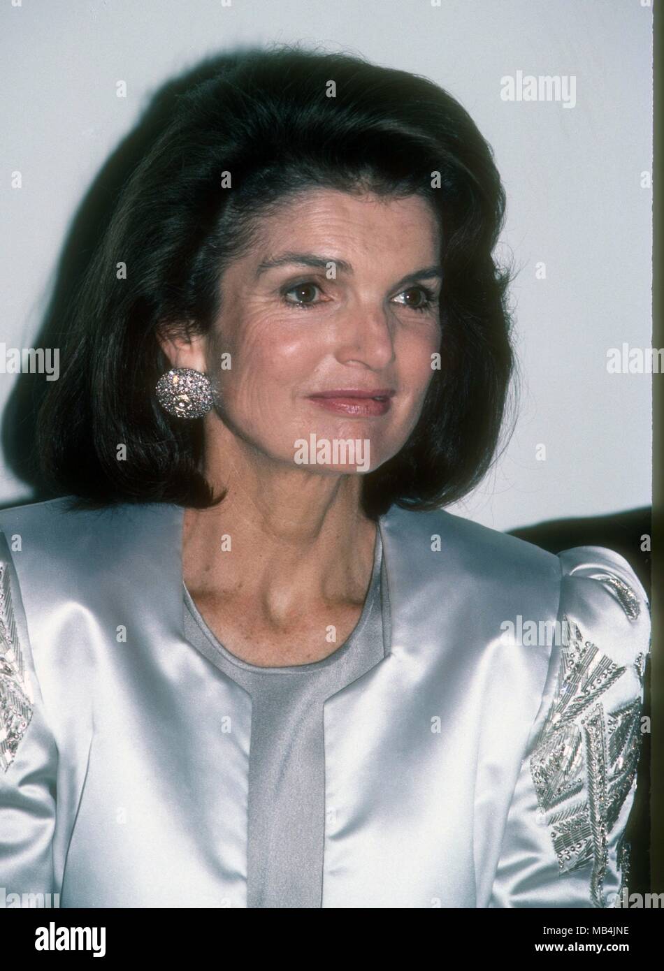 Jackie Onassis 1980's Photo By John Barrett/PHOTOlink. Photo via Credit