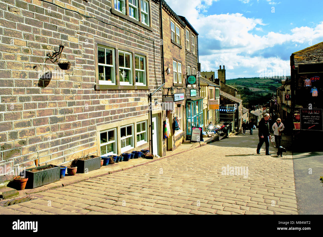 Haworth, Bronte Village, West Yorkshire Stock Photo - Alamy