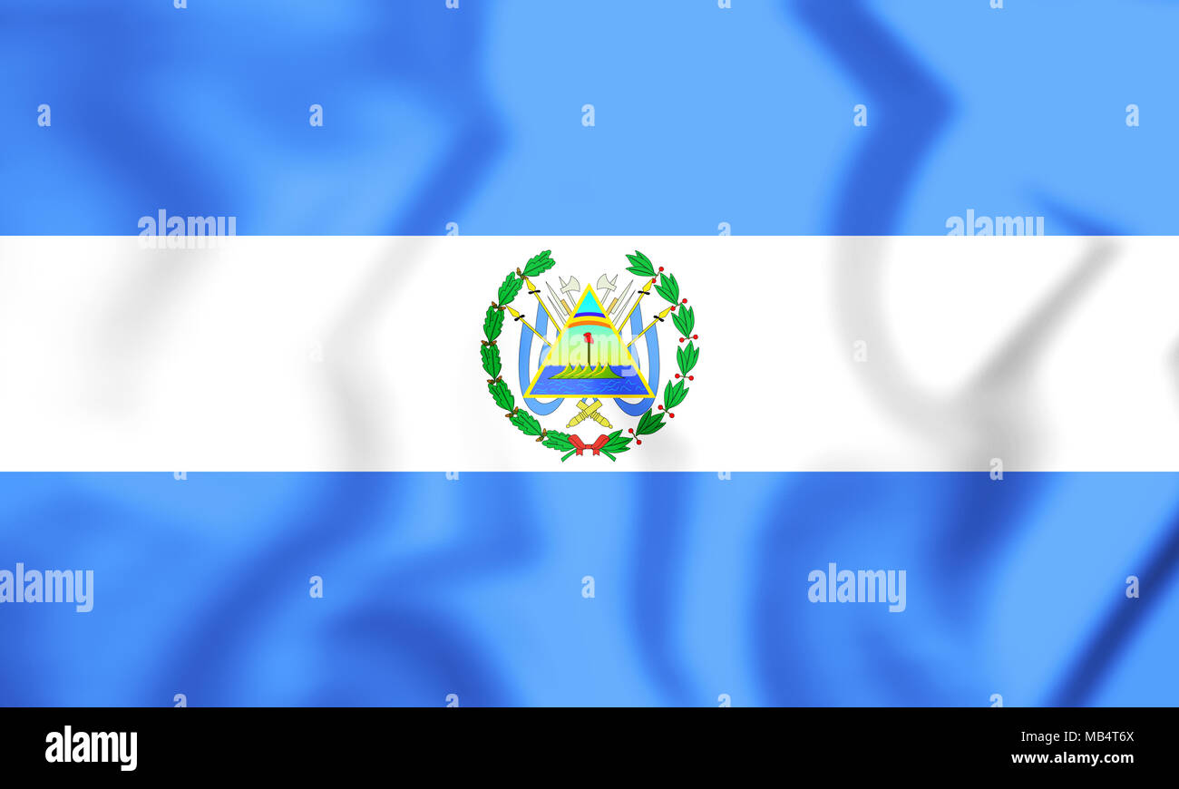 3D Flag of the Nicaragua (1896-1908). 3D Illustration Stock Photo - Alamy