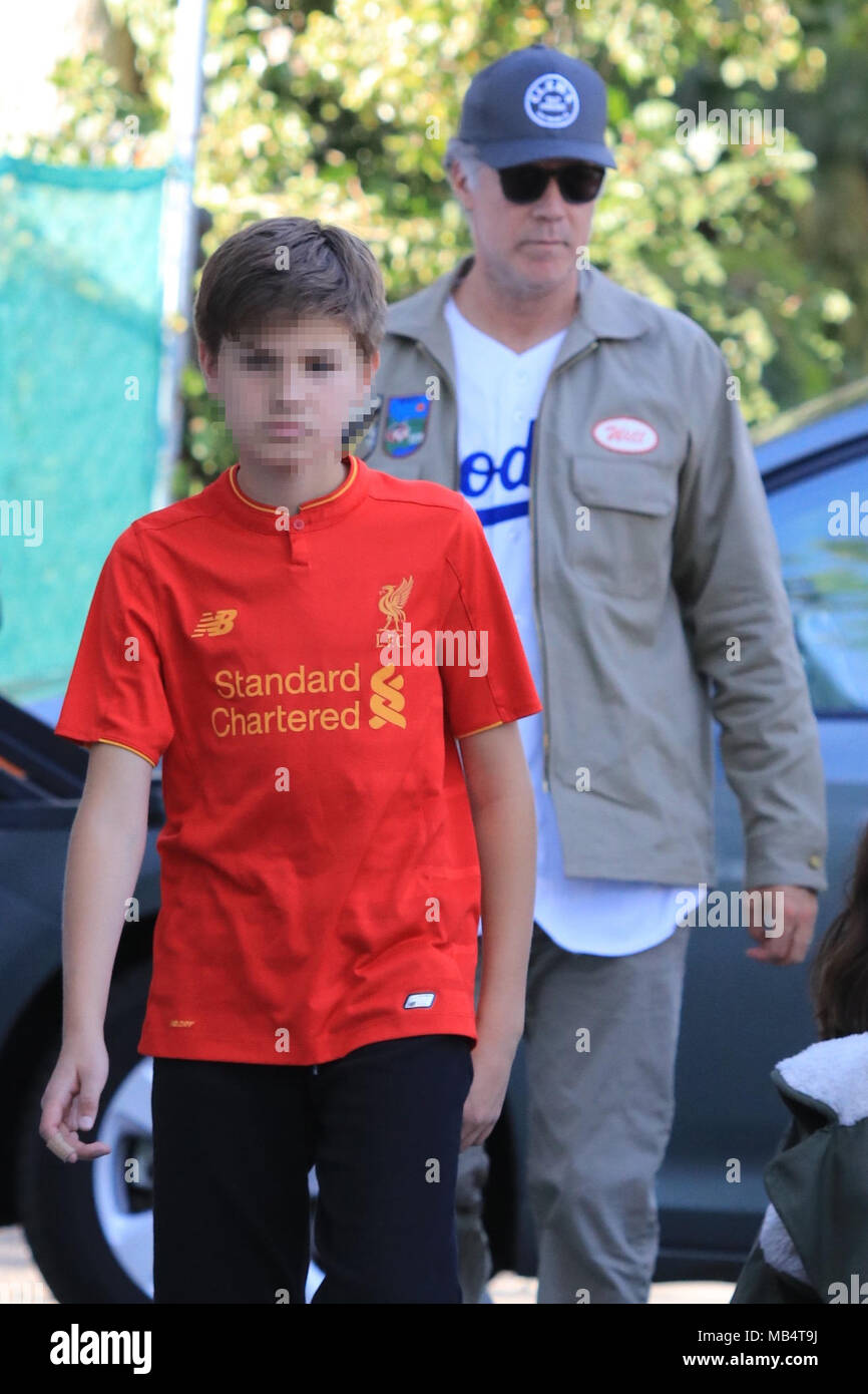 Will Ferrell spends the day out with his son Mattias Featuring Will