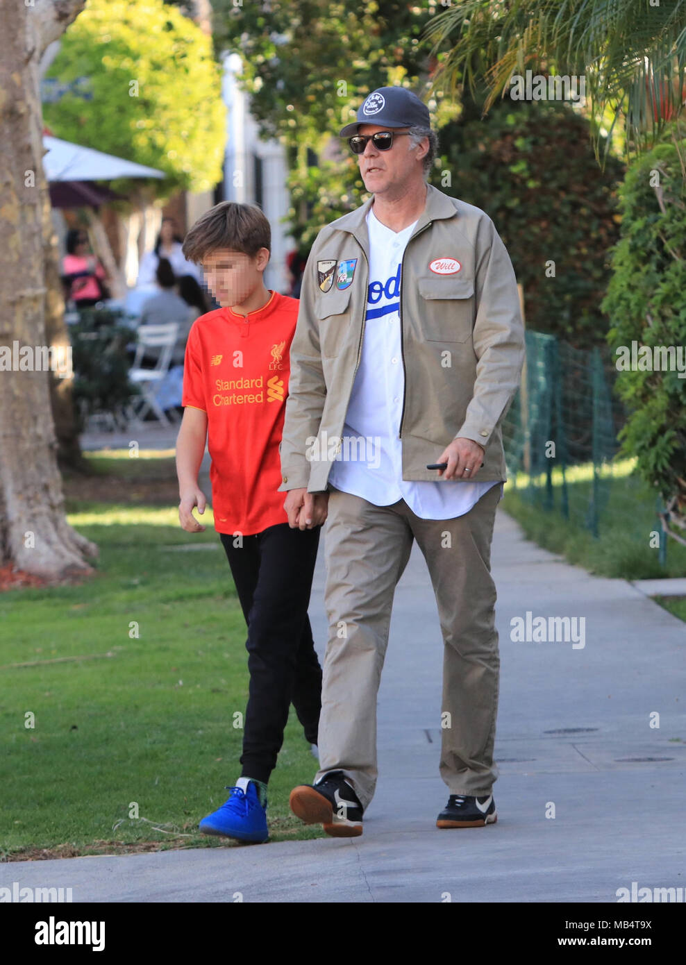 Will Ferrell Spends The Day Out With His Son Mattias Featuring: Will
