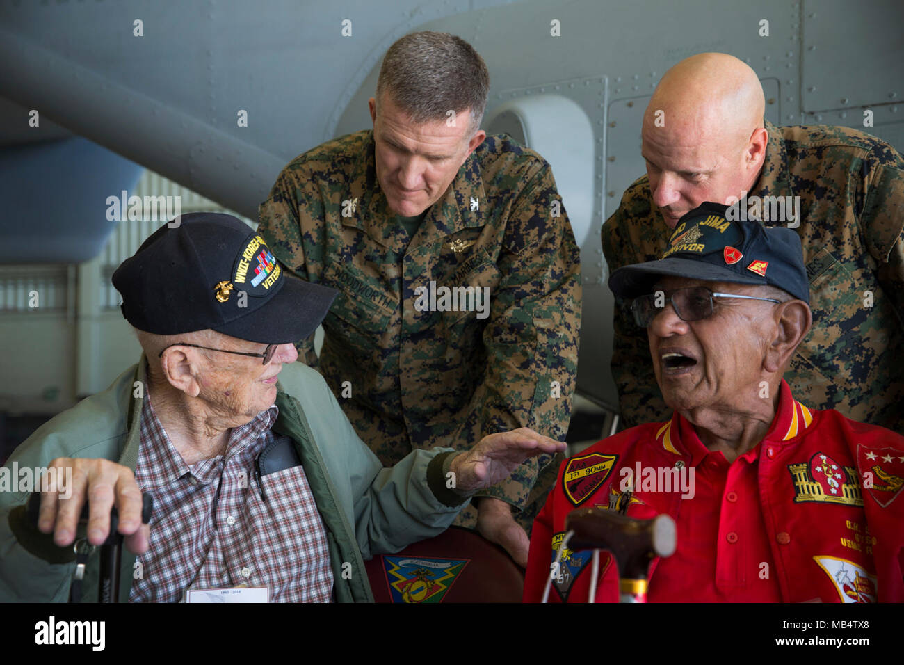 Col. Jason G. Woodworth, commanding officer of Marine Corps Air Station