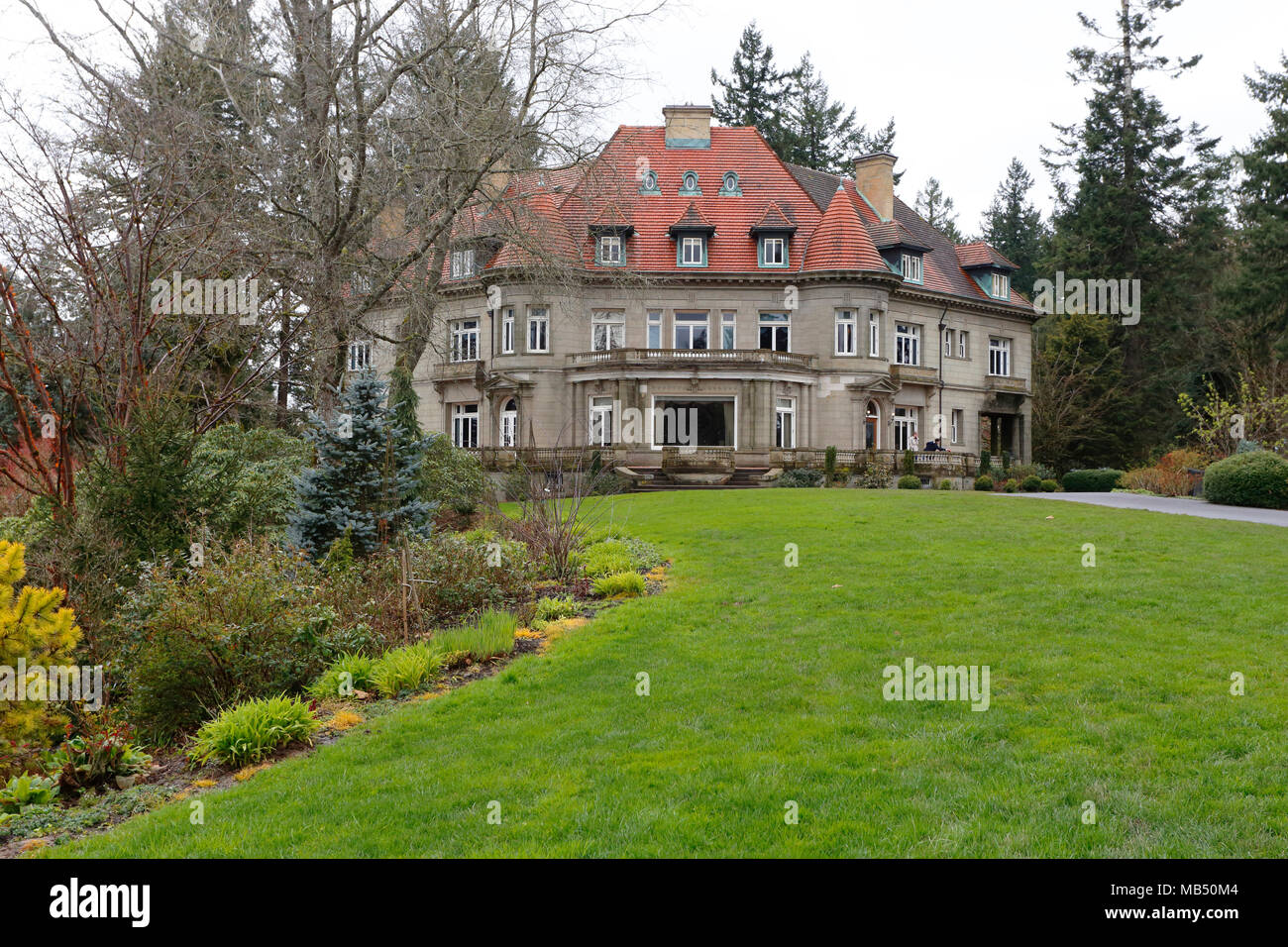 Pittock Mansion, Portland, Oregon Stock Photo