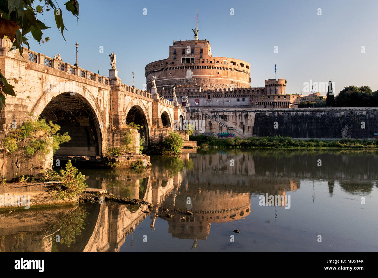 San't Angelo Castle in Rome, Italy Stock Photo