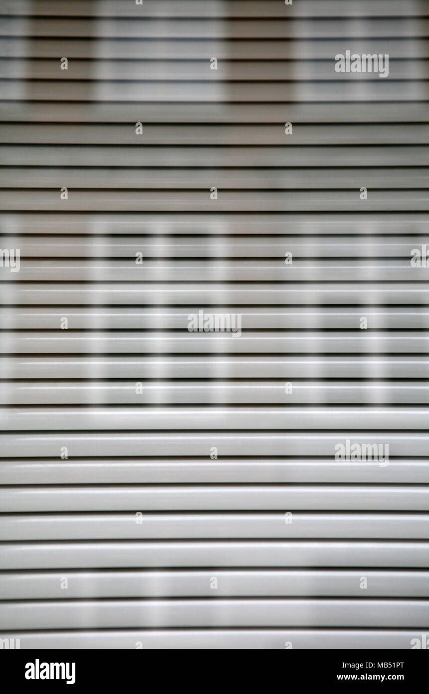 Horizontal striped reflection pattern Stock Photo