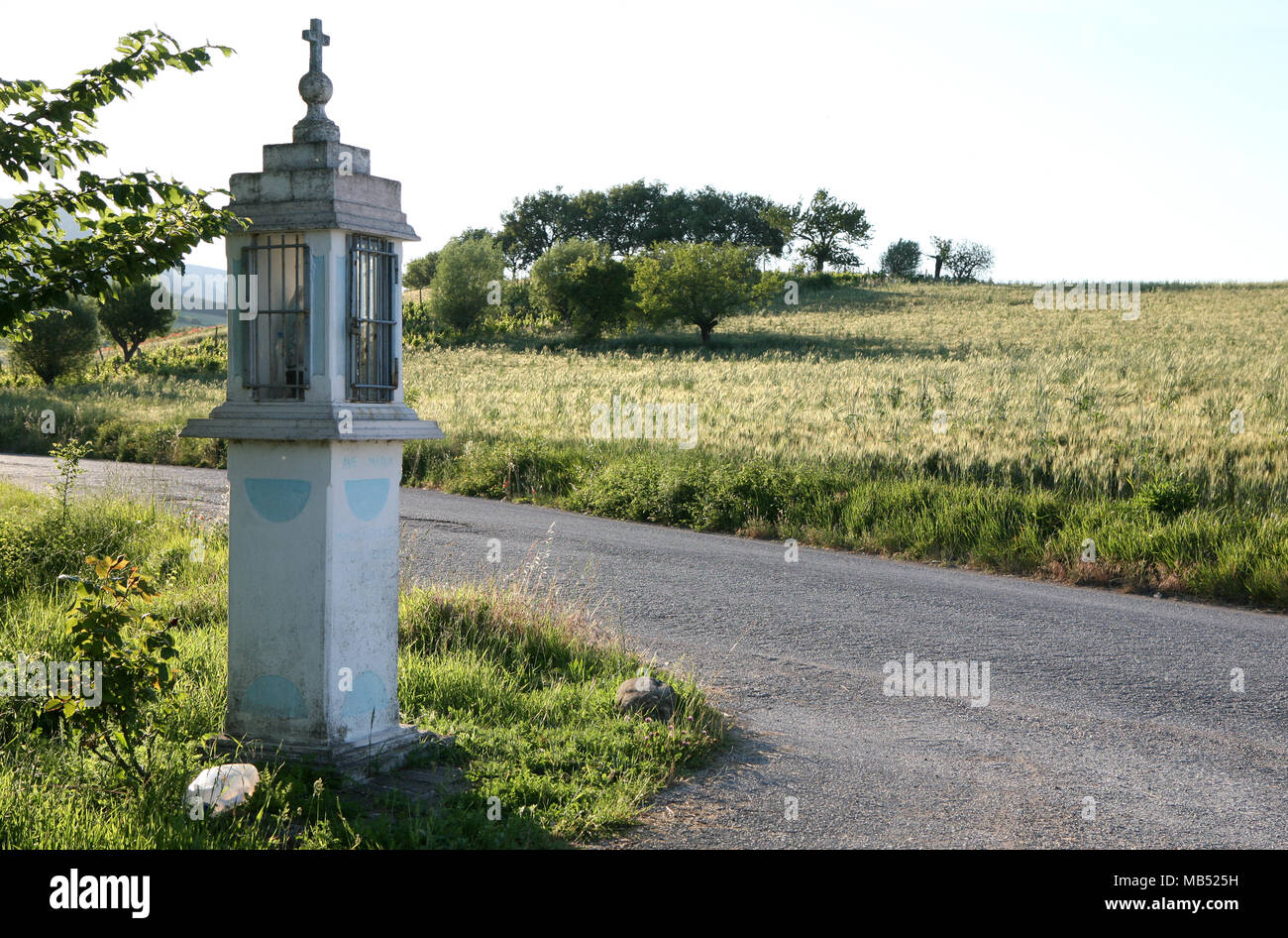 Countryside votive shrine Stock Photo
