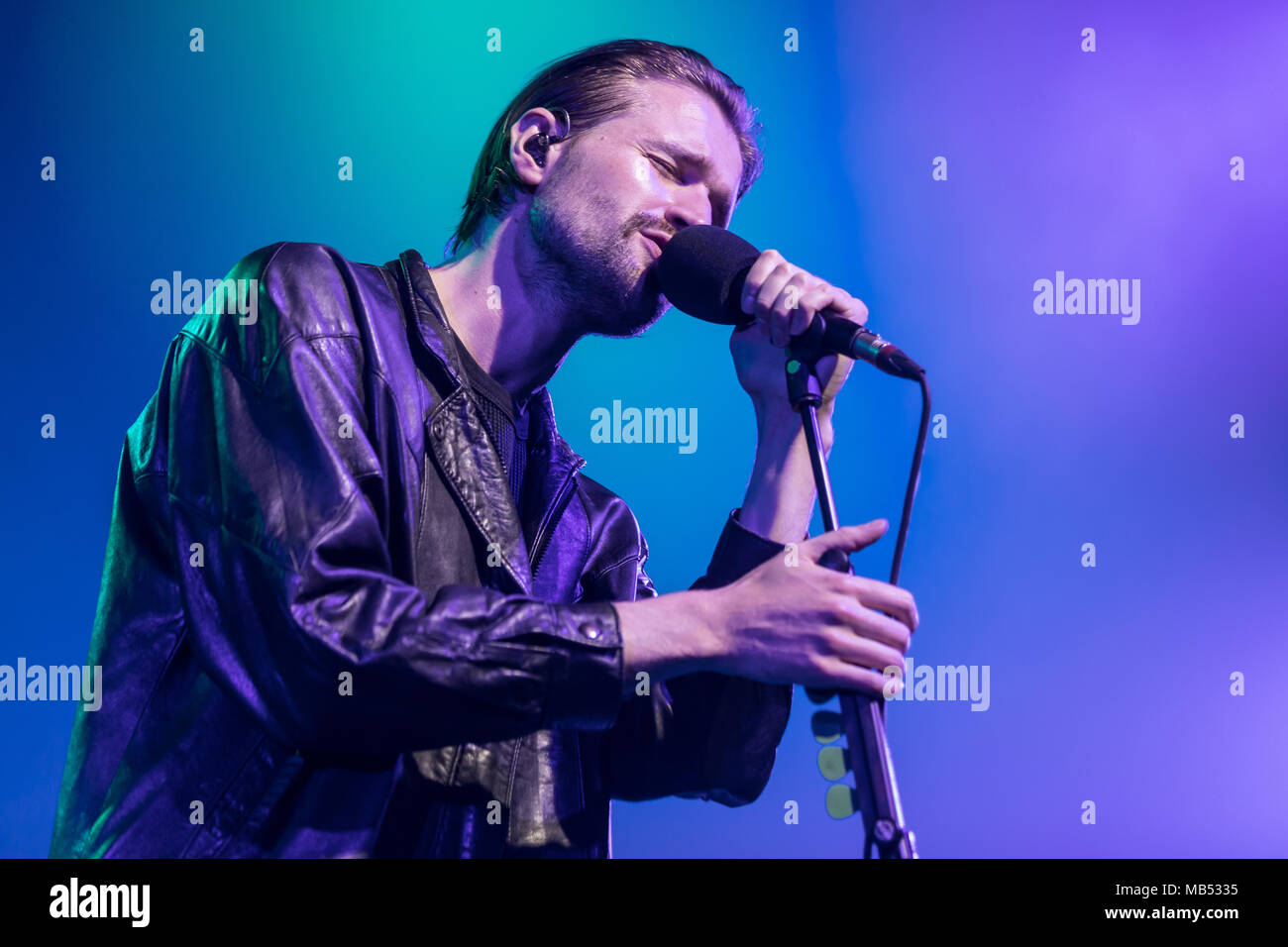The British band Wild Beasts with singer Hayden Thorpe live at the 25th Blue  Balls Festival in Lucerne Stock Photo - Alamy