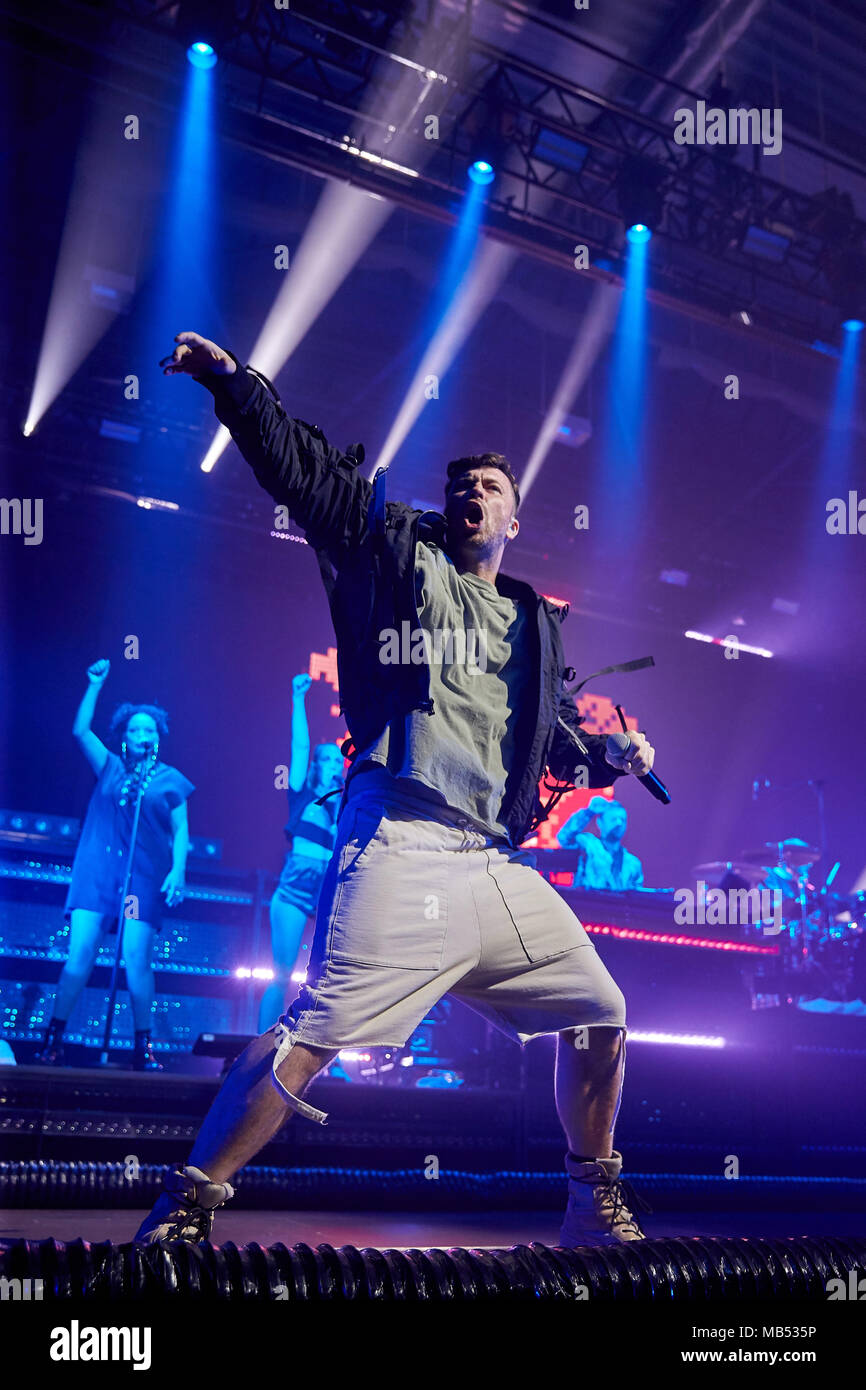 Rapper Marteria in concert, Koblenz, Rhineland-Palatinate, Germany Stock Photo