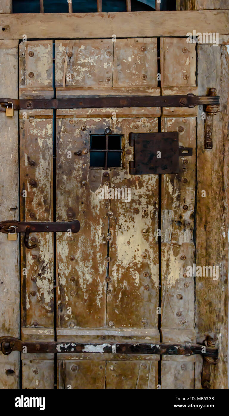 Old Prison Door Stock Photo 178977467 Alamy