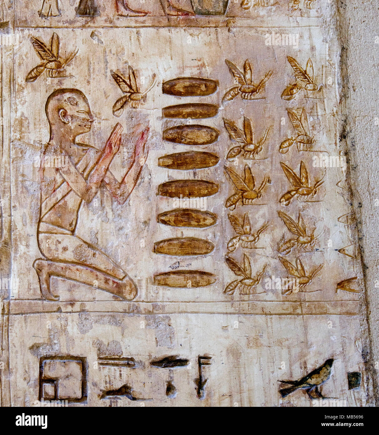 Luxor, Egypt, Tomb of Pabasa (TT279) at elAsasif, necropolis of Nobles