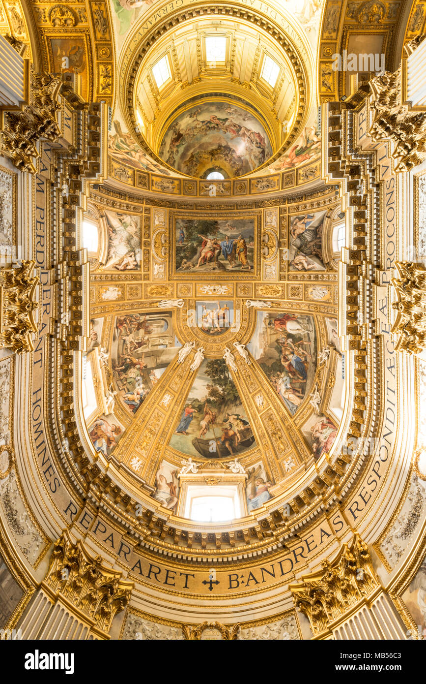 Dome of the church of the gesu in rome hi-res stock photography and ...