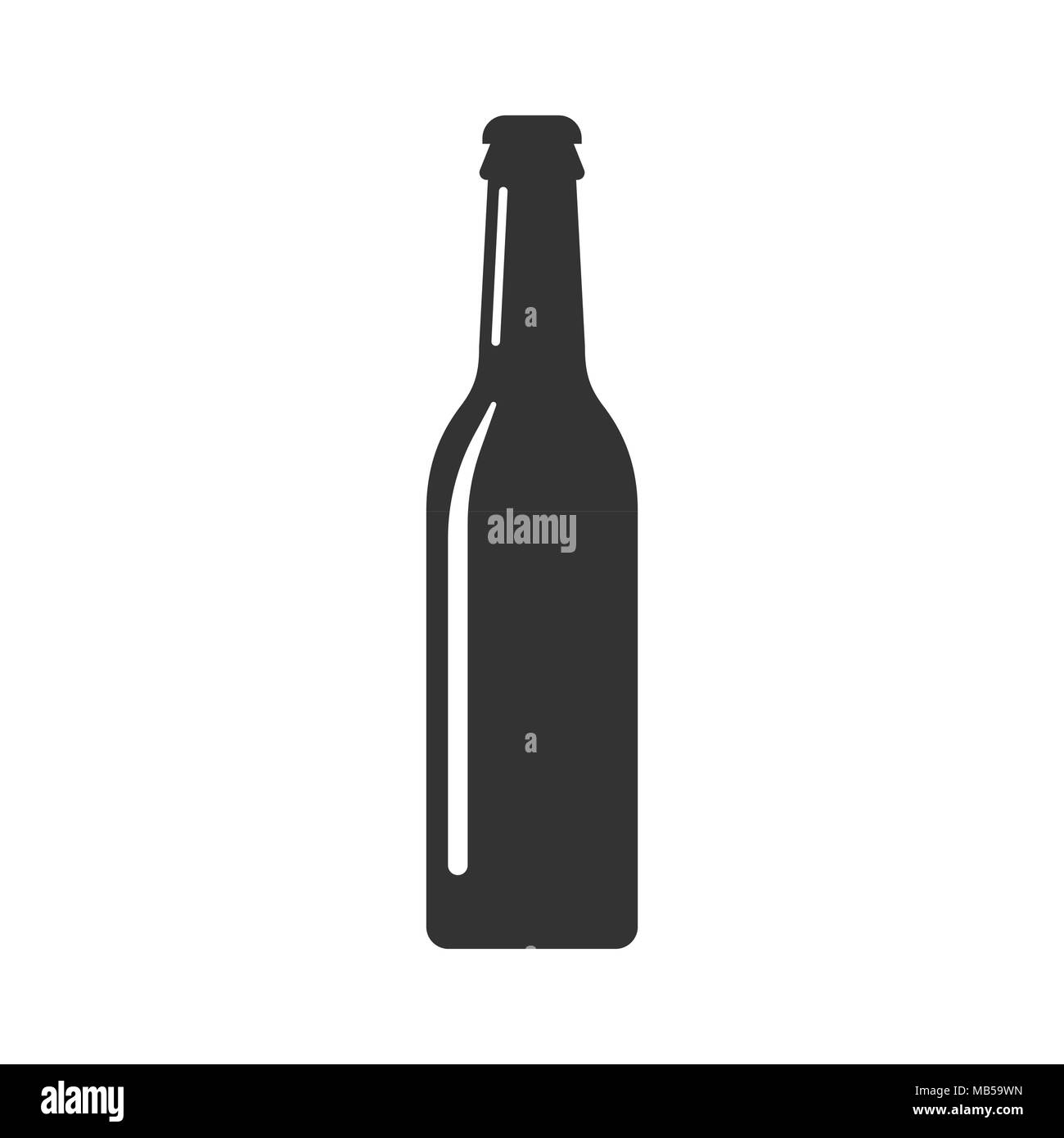 Liquor Bottle Silhouette