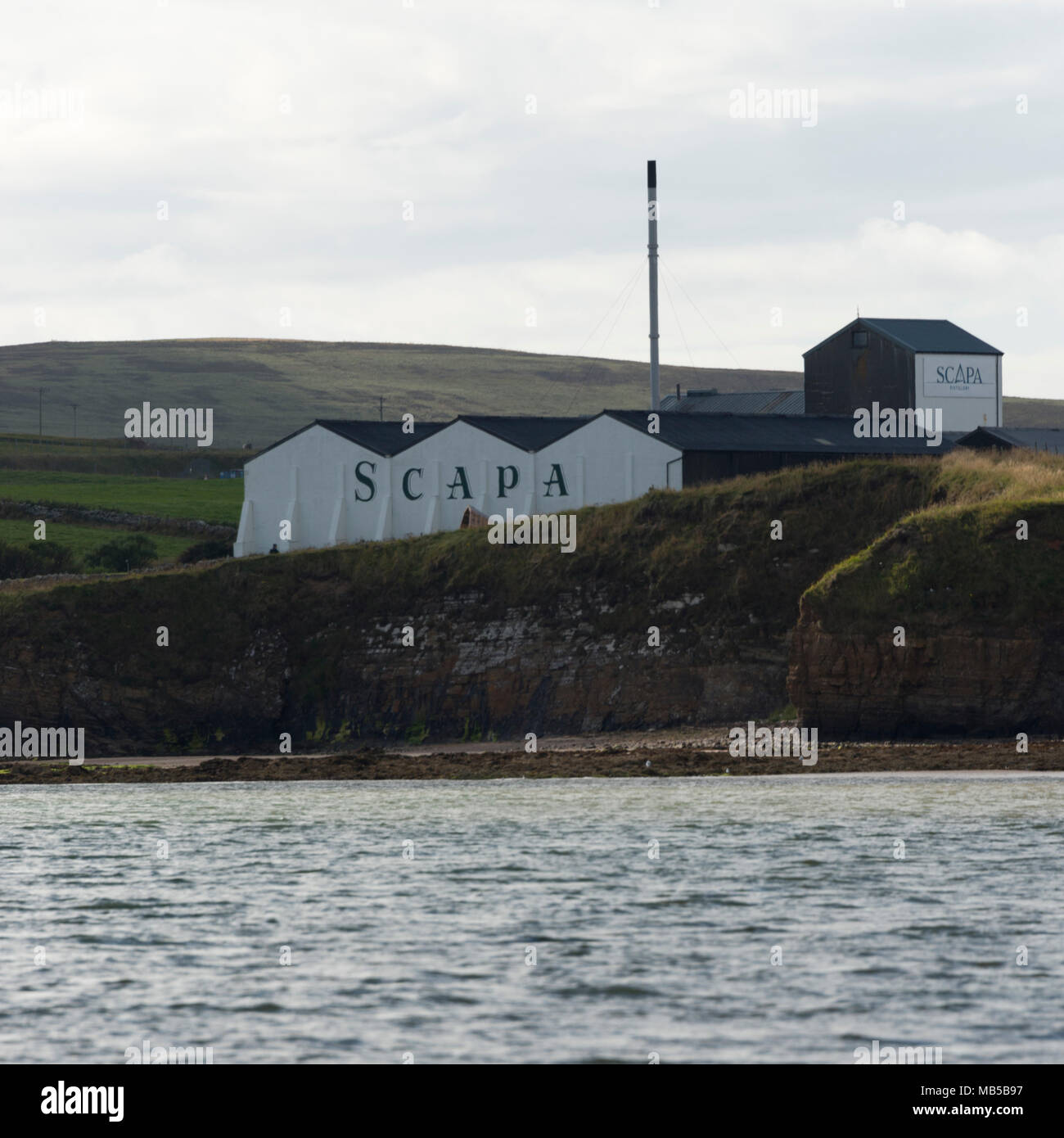 Scapa Distillery, Orkney Stock Photo