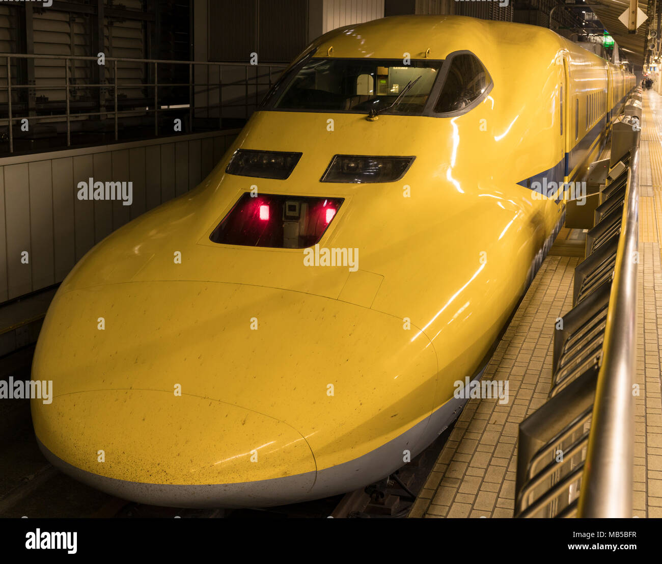 Japan Rail's Doctor Yellow, a special diagnostic Shinkansen