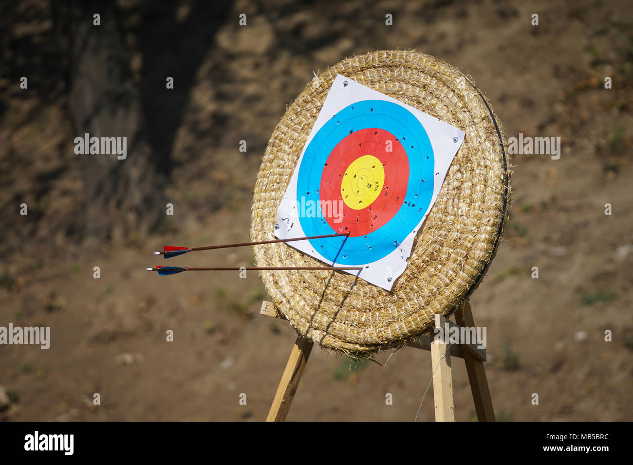 Archery board and arrows hi-res stock photography and images - Alamy