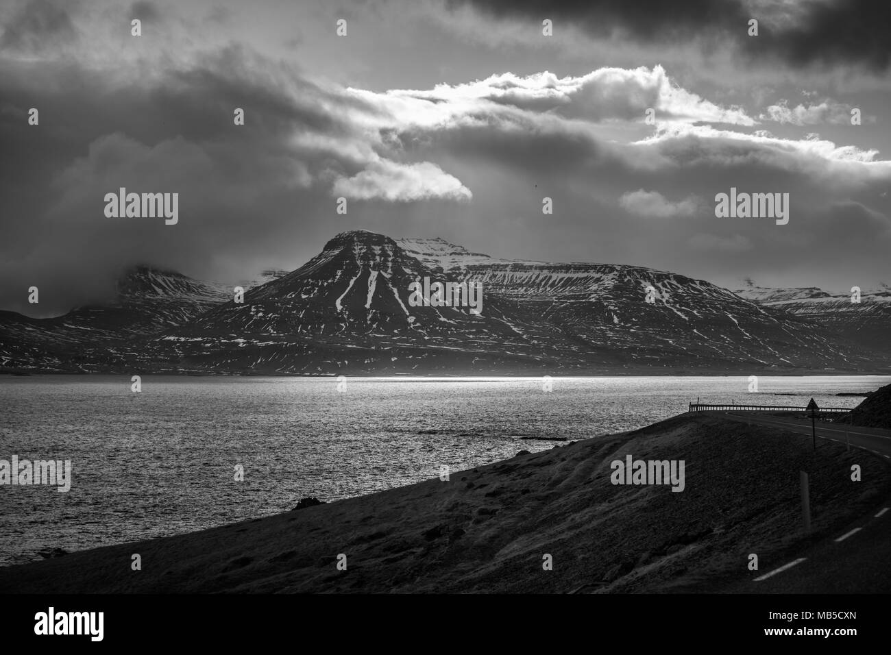 Islanda northern lights Stock Photo