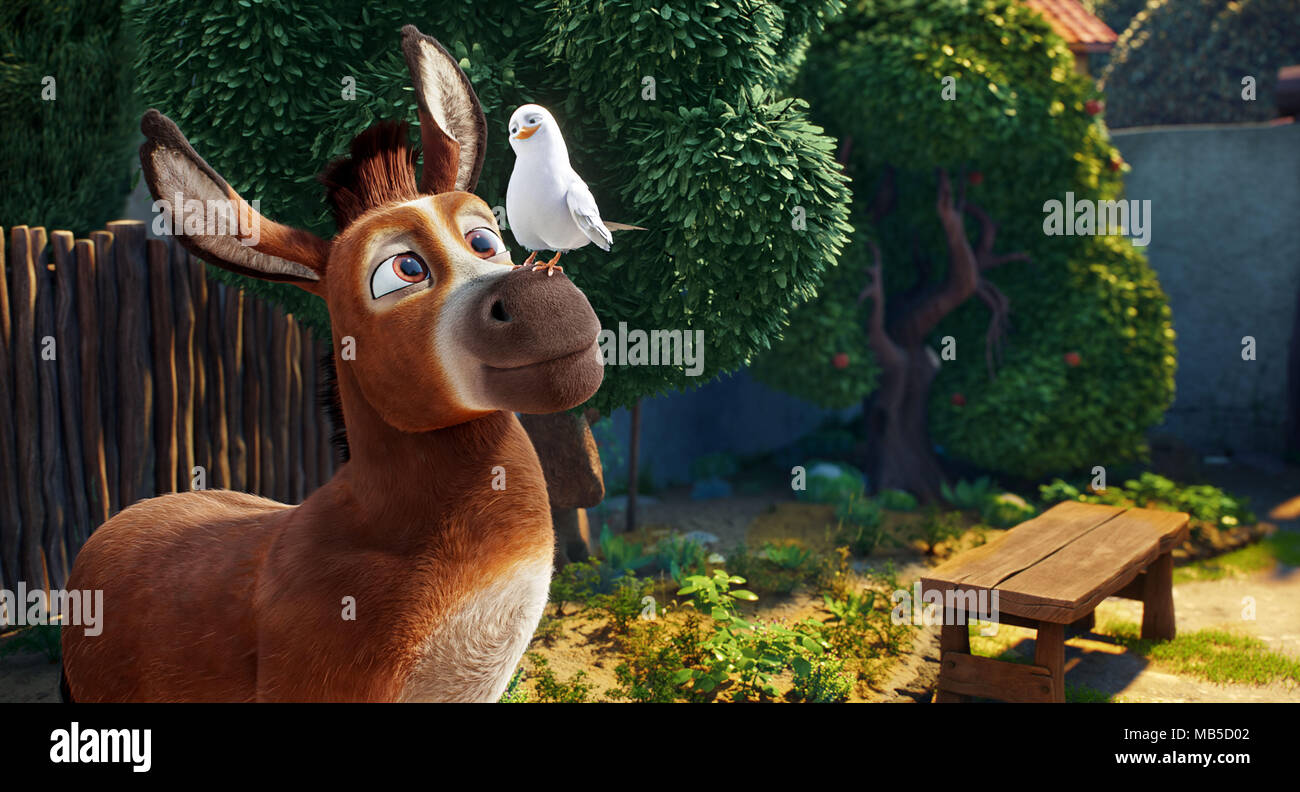 RELEASE DATE: November 17, 2017 TITLE: The Star STUDIO: Sony Pictures Animations DIRECTOR: Timothy Reckart PLOT: A small but brave donkey and his animal friends become the unsung heroes of the first Christmas. STARRING: Bo (Steven Yeun) and Dave (Keegan-Michael Key). (Credit Image: © Sony Pictures Animations/Entertainment Pictures) Stock Photo