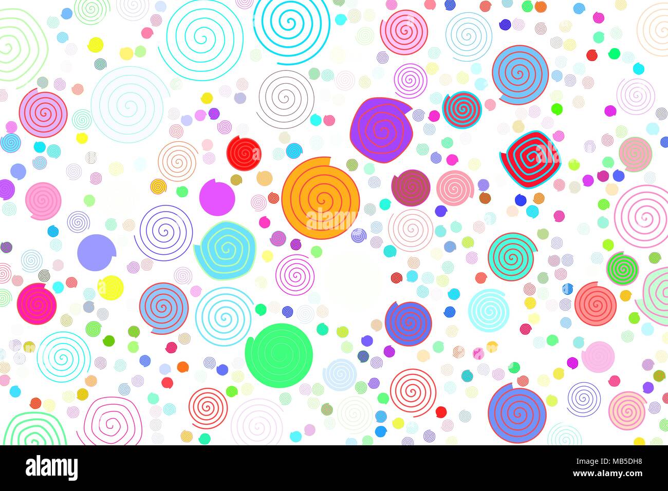 Background abstract twirl circle line, path or  pattern for design. No overlaping. Vector illustration graphic. Stock Vector