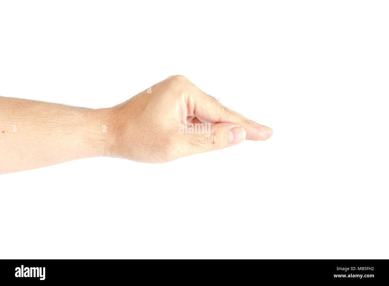 A Hand Isolated on White background Stock Photo - Alamy