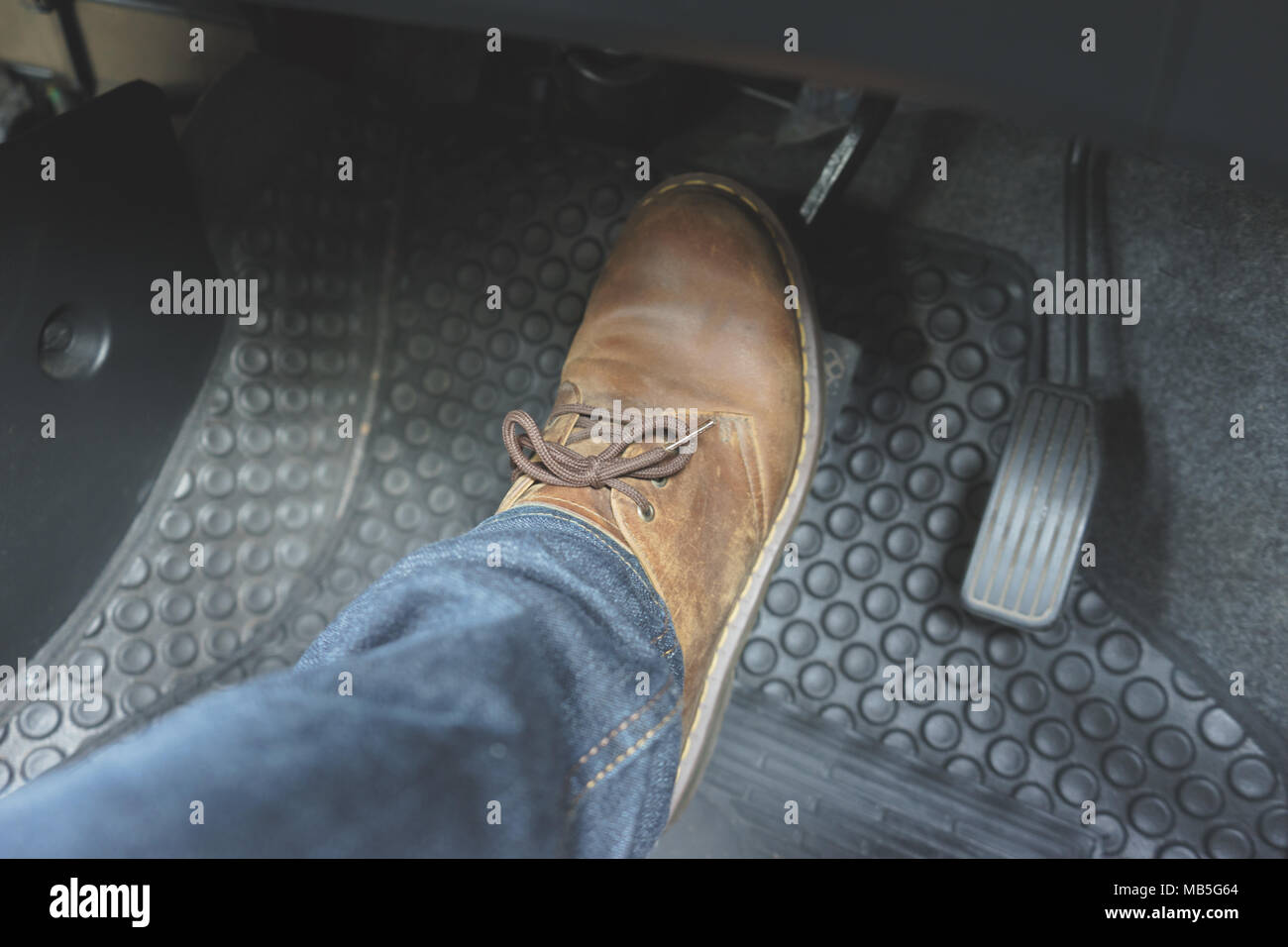 Foot Car Pedal Stock Photos & Foot Car Pedal Stock Images Alamy