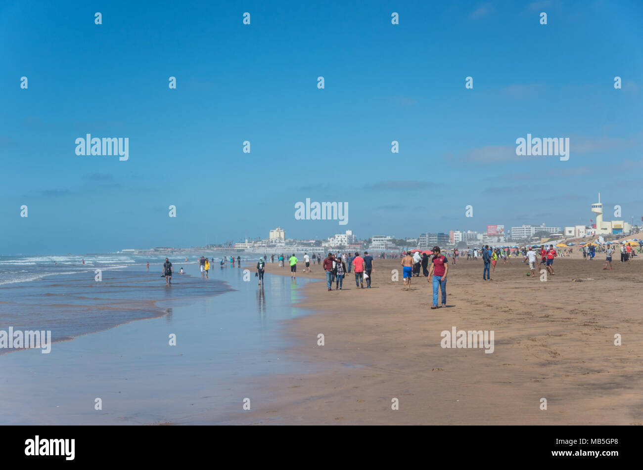 Ain Diab Beach Morocco Stock Photos Ain Diab Beach Morocco