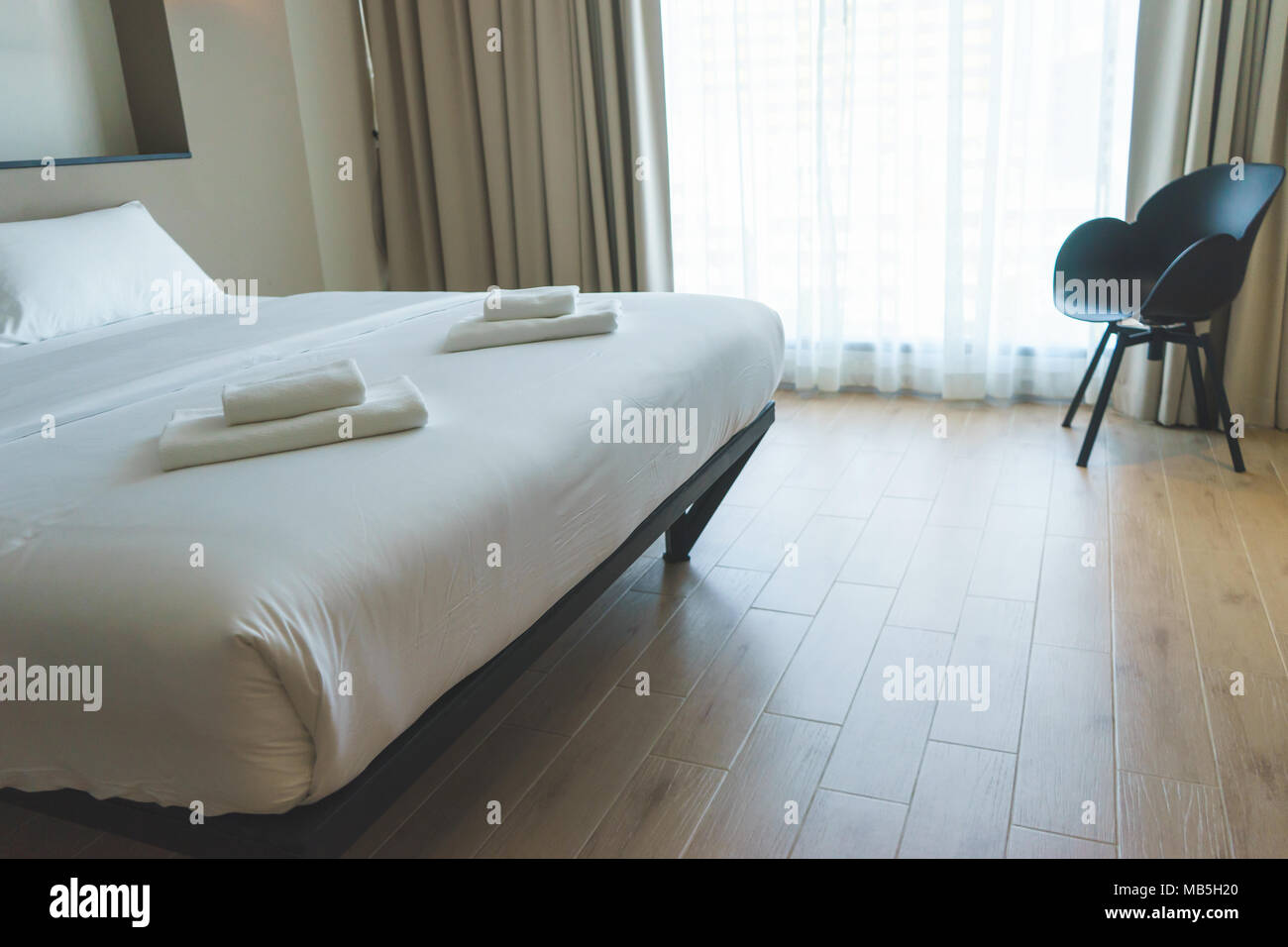Modern Design Beautiful Bedroom Stock Photo 178988040 Alamy