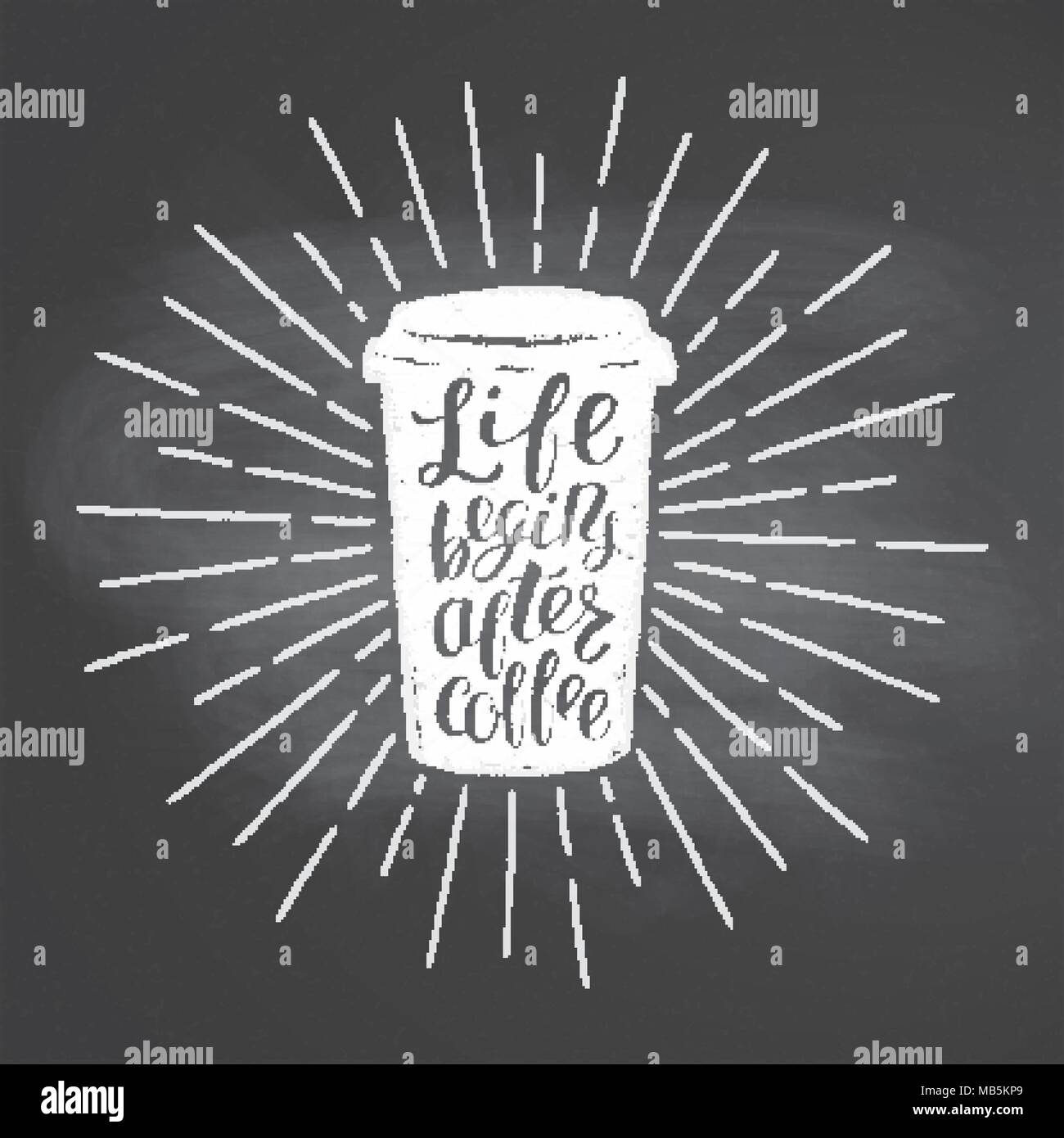 Paper Coffee Cup Silhouette