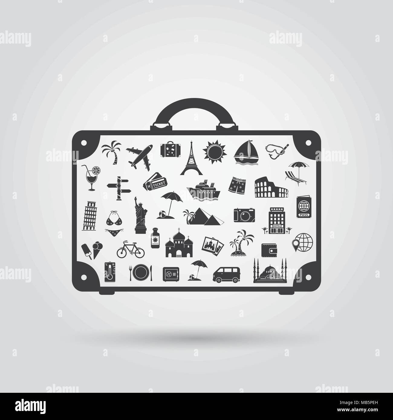 Tourism symbol hi-res stock photography and images - Alamy