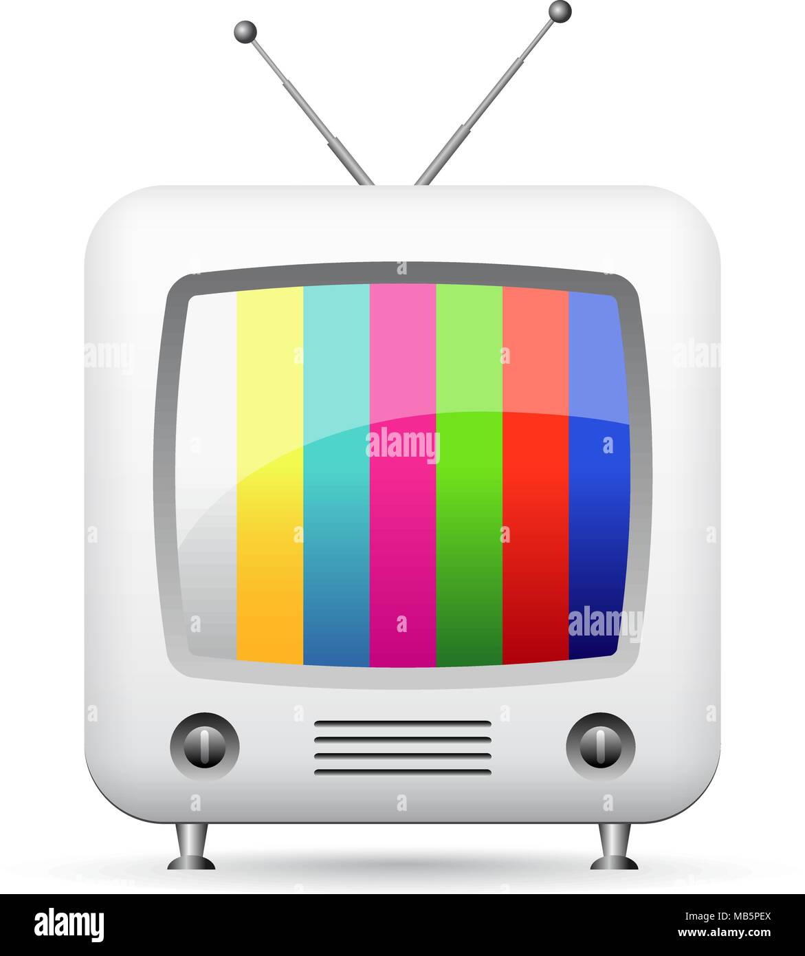 Illustration of retro tv Stock Vector Image & Art - Alamy