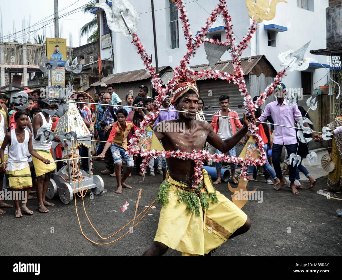 Vel Festival in West Bengal, April 2018 Stock Photo