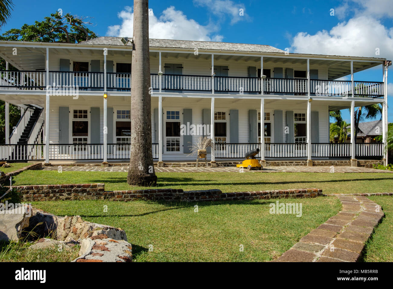 Admiral's House, Nelson's Dockyard, English Harbour, Antigua Stock