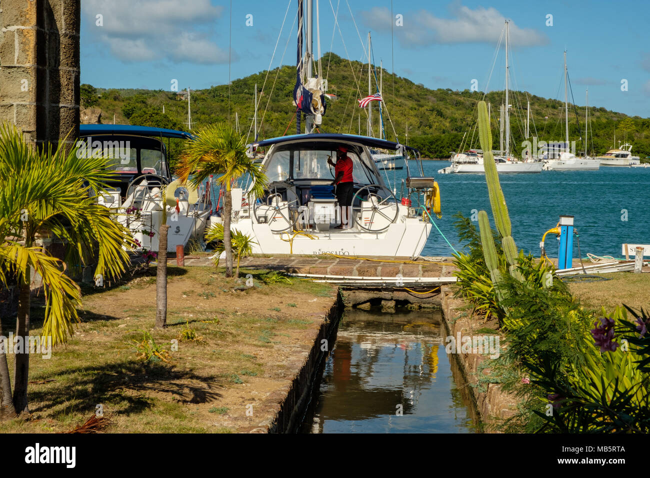 Admirals' Inn and Pillars Restaurant, Nelson's Dockyard, English