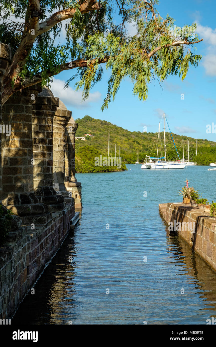 Admirals' Inn and Pillars Restaurant, Nelson's Dockyard, English
