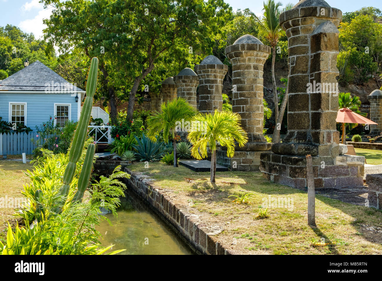 Admirals' Inn and Pillars Restaurant, Nelson's Dockyard, English