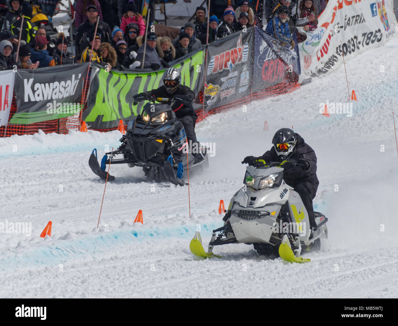 Bombardier snowmobile hi-res stock photography and images - Alamy