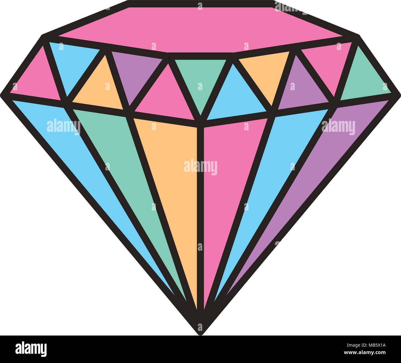 diamond gem isolated icon Stock Vector Image & Art - Alamy