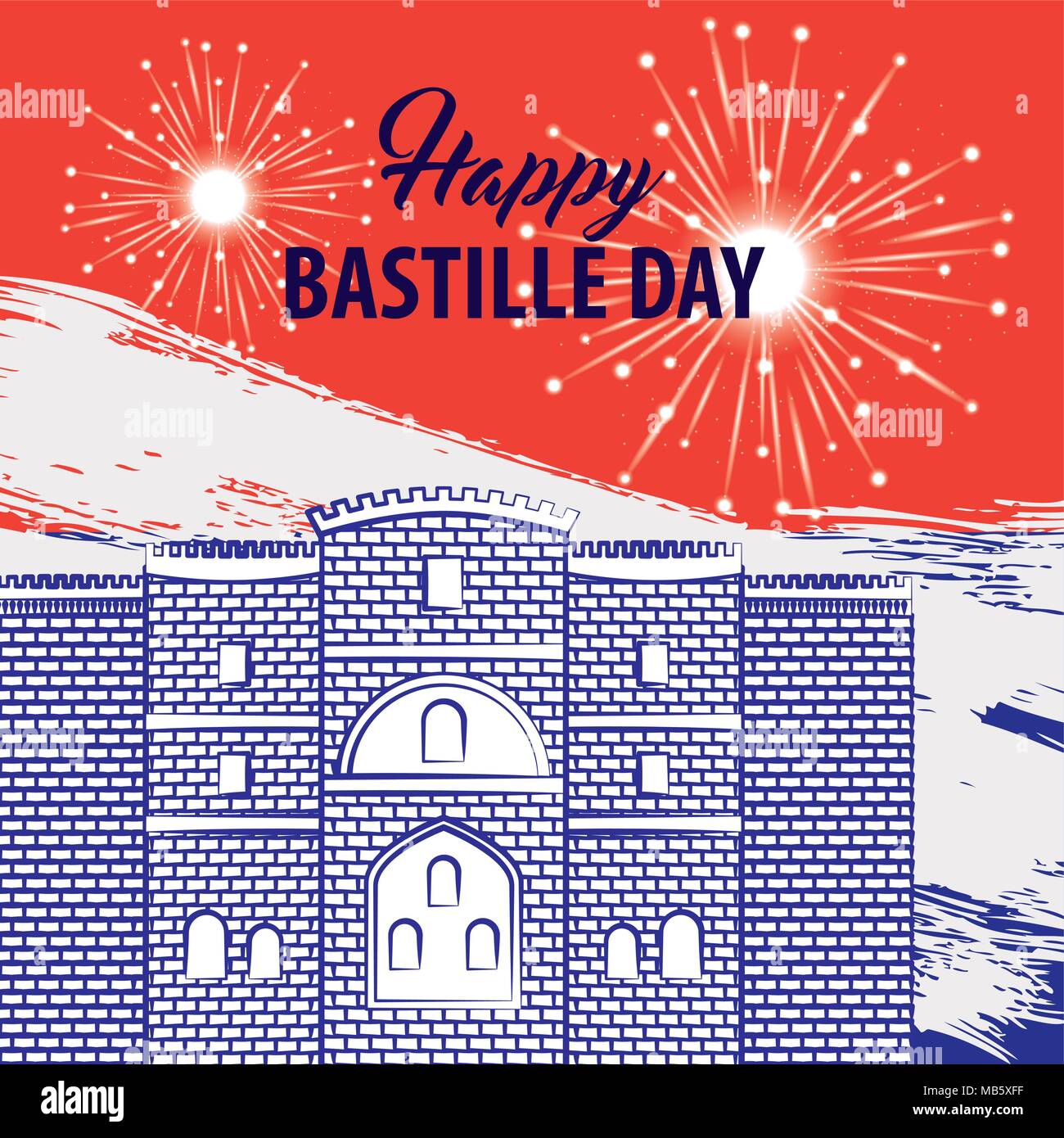Bastille Day French Celebration Stock Vector Image Art Alamy