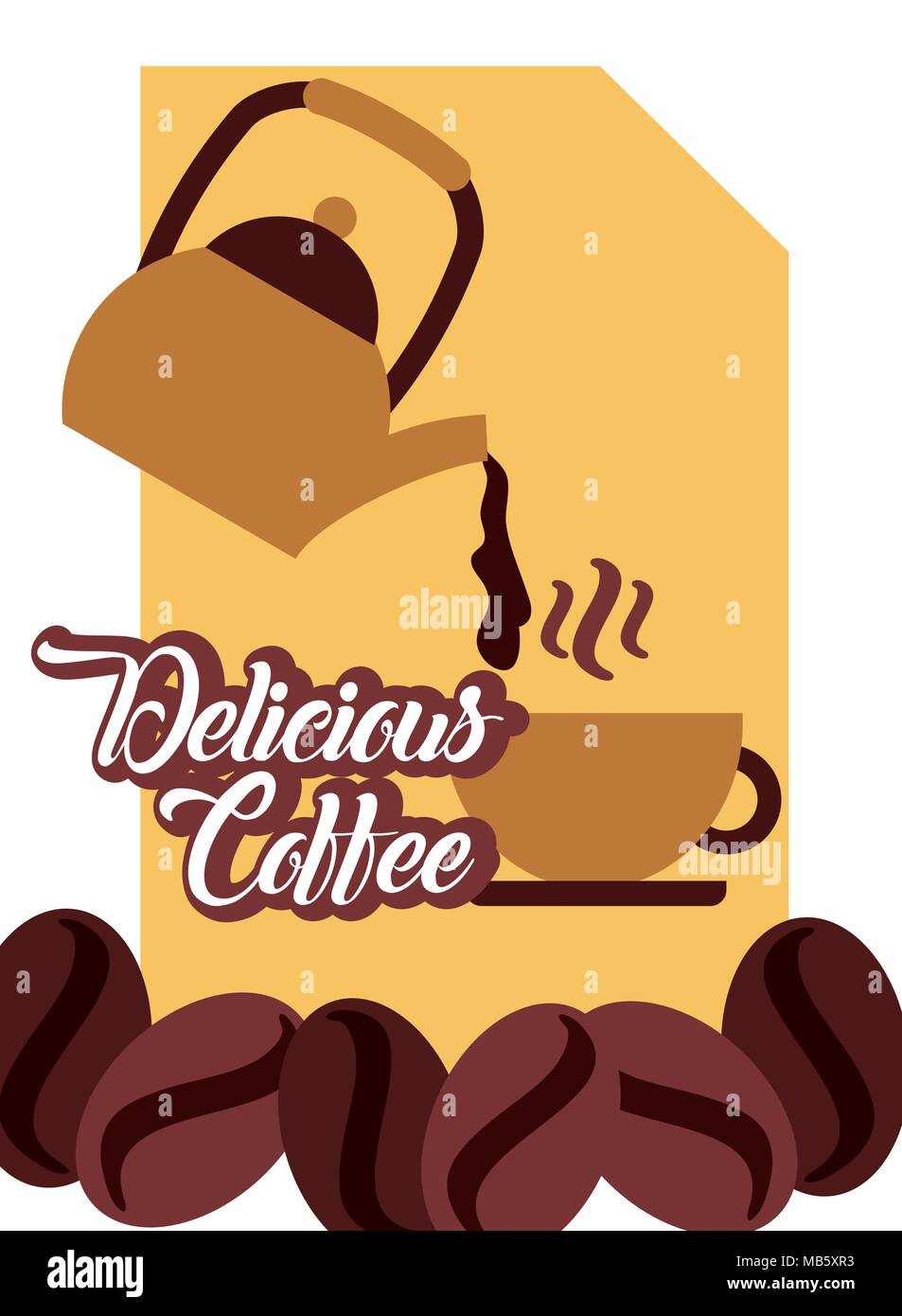 coffee time card Stock Vector Image & Art Alamy