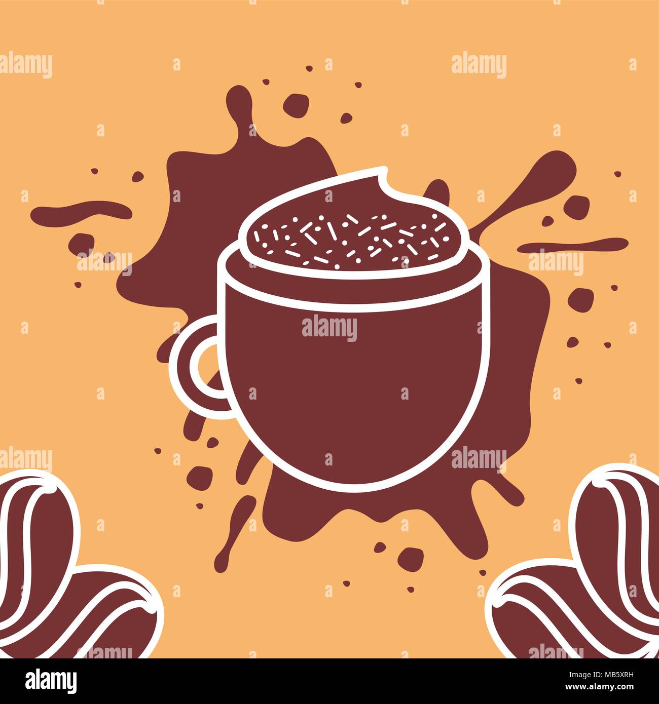 coffee time card Stock Vector Image & Art Alamy